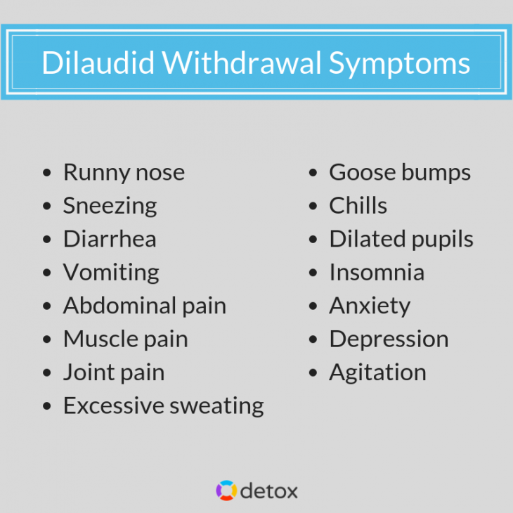 Detox treatment can help ease dilaudid withdrawal symptoms!