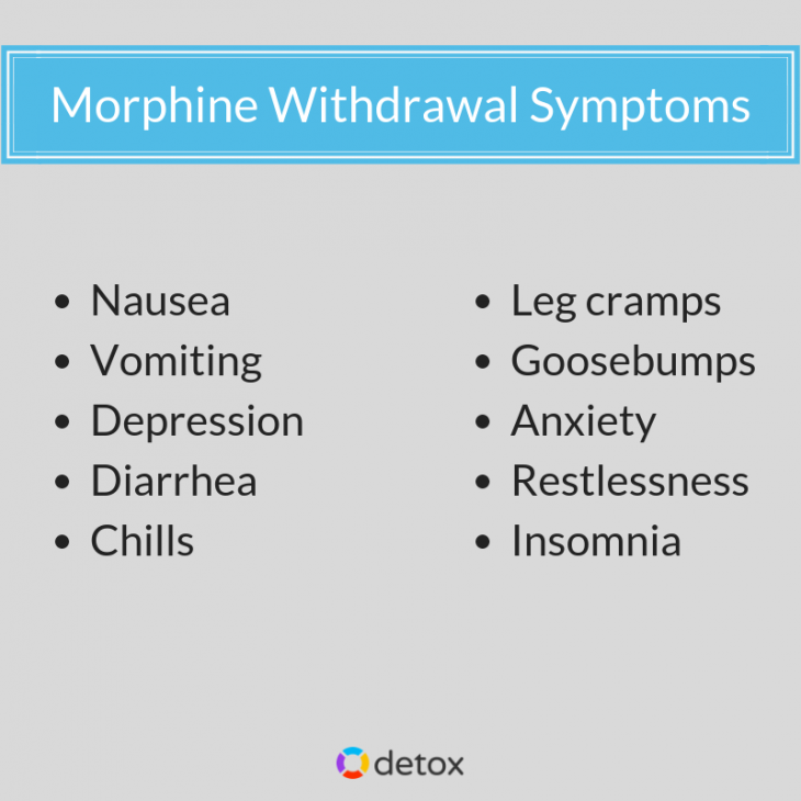 Get help with morphine withdrawal symptoms at every stage by getting detox treatment today!