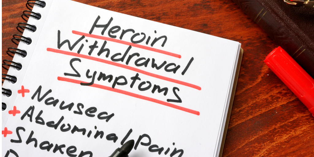 list of heroin withdrawal symptoms