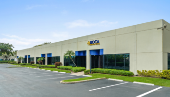 A side view of the Boca Recovery Centre, showing the exterior and front windows.