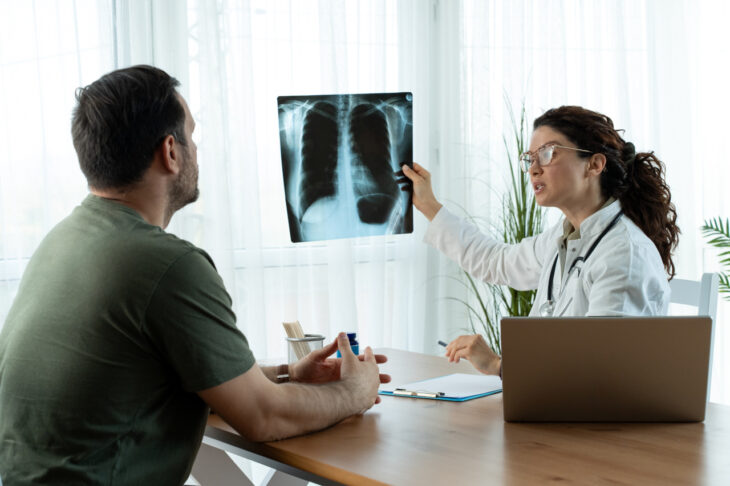 a doctor explains something to a patient. Learn more about polysubstance use disorder, including the deadliest drug combos here.